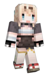 AQUA3710 Minecraft avatar full body