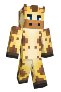 AUS_Giraffe Minecraft avatar full body