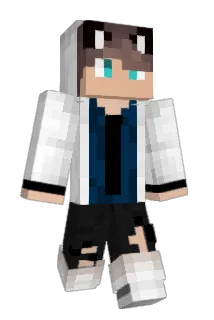 AUmeow Minecraft avatar full body