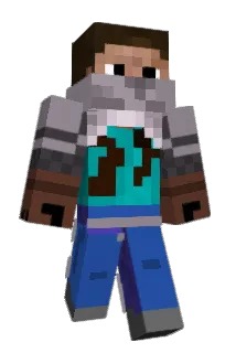 AXO185 Minecraft avatar full body