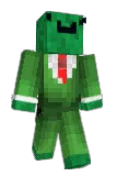 Aakinator Minecraft avatar full body