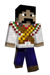 Acalotl Minecraft avatar full body
