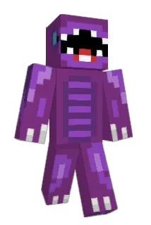 Accommodated Minecraft avatar full body