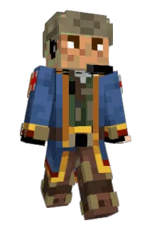 AceBeaker Minecraft avatar full body