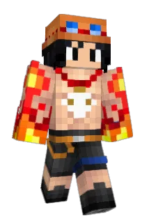 AceFang Minecraft avatar full body