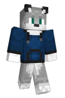 AceWolfborn Minecraft avatar full body