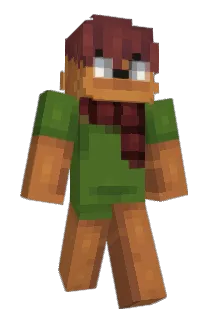 Acelled Minecraft avatar full body