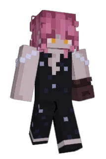 Achromatomic Minecraft avatar full body