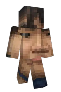 Actable Minecraft avatar full body