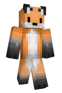 AdinoRedFox Minecraft avatar full body
