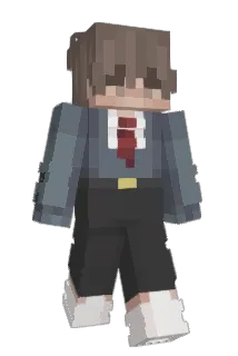 Aesending Minecraft avatar full body