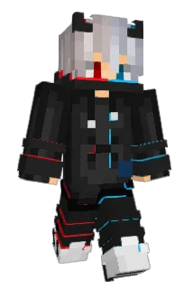 AfWolfMko Minecraft avatar full body