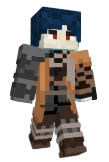 Afflictux Minecraft avatar full body