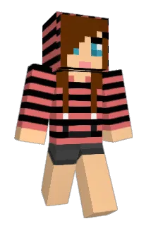 AfroMom Minecraft avatar full body