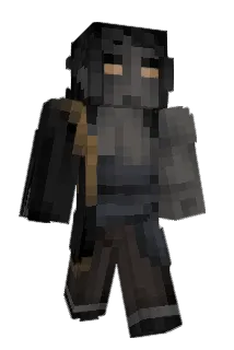 Afrofuturist Minecraft avatar full body
