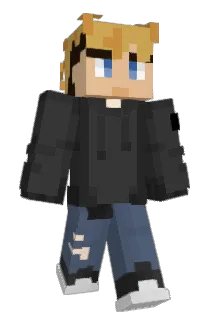 Afschieten Minecraft avatar full body