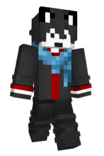 Agent_8_neko Minecraft avatar full body