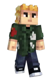 Agent_P0815 Minecraft avatar full body