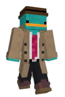 Agent_P137 Minecraft avatar full body