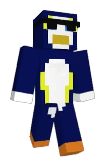 Agentpinguin Minecraft avatar full body