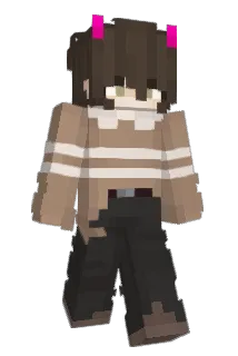AglIitch Minecraft avatar full body