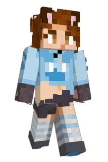 AhegaoSempai Minecraft avatar full body