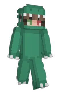 Aidasaurus Minecraft avatar full body