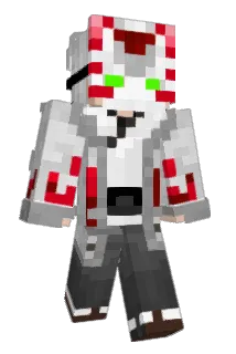 AkarukiTheKitsu Minecraft avatar full body