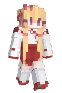 AkiLucky Minecraft avatar full body