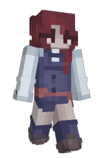 Akko Minecraft avatar full body