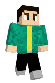 Alebababa Minecraft avatar full body
