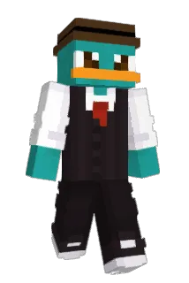 AlienderXD Minecraft avatar full body
