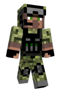 Alkanoid Minecraft avatar full body