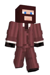 Allenatore Minecraft avatar full body
