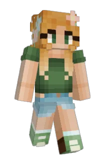 AlliePalm Minecraft avatar full body