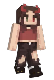 AlluringArson Minecraft avatar full body