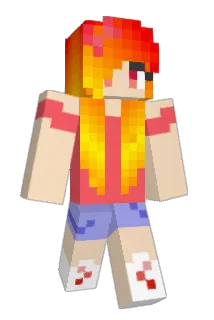 AmberFlames Minecraft avatar full body