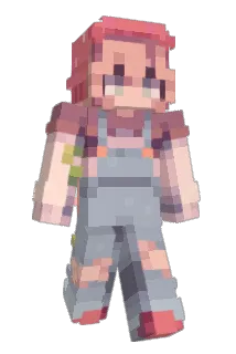Ameliorated Minecraft avatar full body