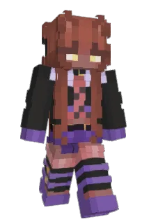 AmiOokami Minecraft avatar full body