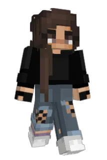 Amicable Minecraft avatar full body