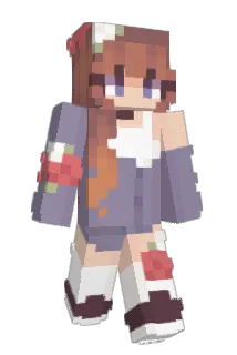 AminaSnow Minecraft avatar full body