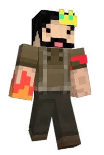 Amined Minecraft avatar full body