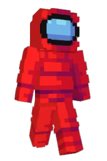 AmongSus Minecraft avatar full body