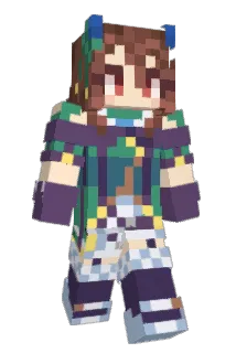 AmongUsAshley Minecraft avatar full body