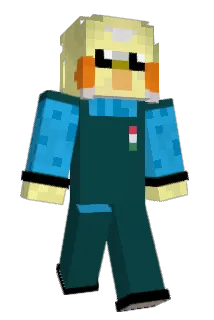 AnGoofyGalamb Minecraft avatar full body
