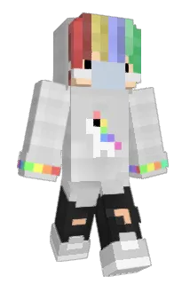 AnarchyAce Minecraft avatar full body