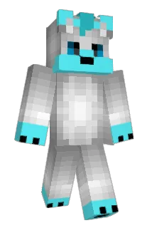 AngelWolfPup Minecraft avatar full body
