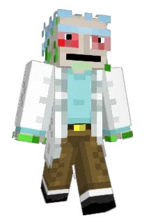 Angry_Rick Minecraft avatar full body