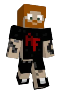 AngstFace Minecraft avatar full body