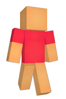 Angular Minecraft avatar full body